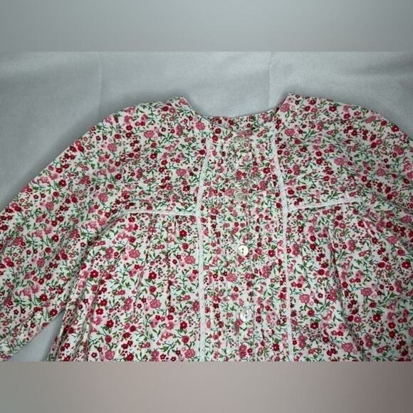 Free Planet Girls 2T Long Sleeve Colorful Floral Button Down Casual Top - Picture 5 of 16